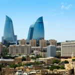 Modern cityscape of Baku, Azerbaijan