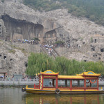 The Longmen Grottoes near Luoyang.