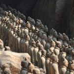 Terracotta Army of Qin Shi Huang, first emperor of China.