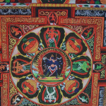 Art and embroidery at the Dongba Museum.