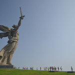 "The Motherland Calls" statue in Volgograd.