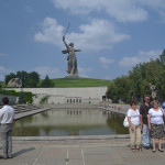 Historical monument at Volgograd.
