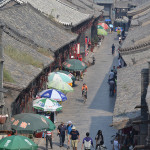Streets of Pingyao, an ancient city of China.