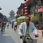 Streets of Pingyao, an ancient city of China.