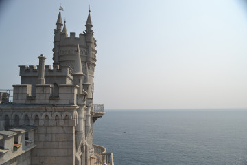 The Swallow's nest, a decorative castle located between Yalta and Sevastopol.