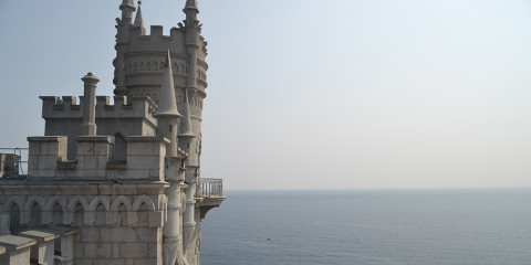 The Swallow's nest, a decorative castle located between Yalta and Sevastopol.