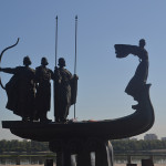 Bayfront statue in Odessa.