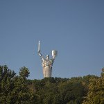 "The Motherland Calls" statue in Kiev.