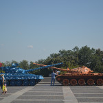 Tanks in Kiev.
