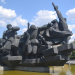 Memorial statue in Kiev.