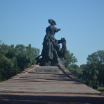 Memorial statue in Kiev.