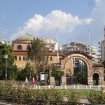 Entrance to the city centre in Thessaloniki