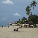 Batu Ferringhi beach in Penang, Malaysia.