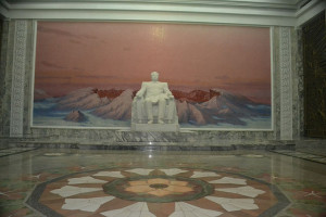 Inside Kumsusan palace, in North Korea.