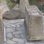 Stone monuments at Gobustan