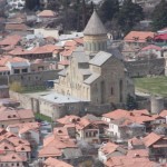 View of Mtskhete from Jvari monastery