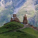 Jvari monastery of the Georgian Orthodox church in Eastern Georgia.
