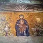 12th century mosaic panel at Hagia Sophia