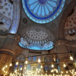 Inside the Blue Mosque, Istanbul