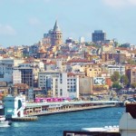 View of the Bosphorus river in Istanbul