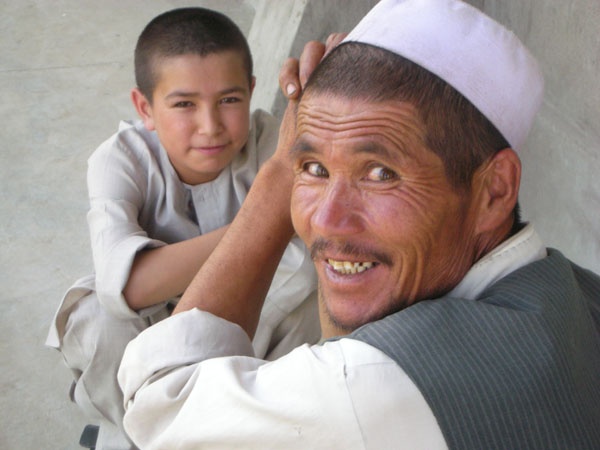 Afghan people in Kabul.