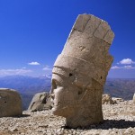 Stone sculptures of Nemrut Mountain, Turkey.