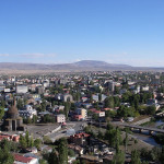 Aerial view of Kars, Turkey.
