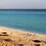 Coastline along the Red Sea.