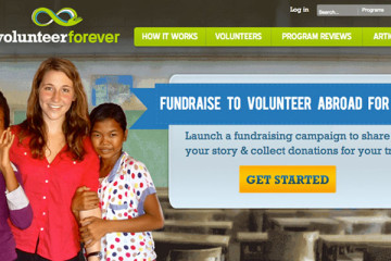 Volunteer Forever, a crowdfunding website for volunteers.