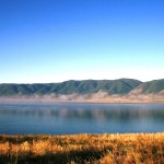 Crystal clear Tuvan lake.