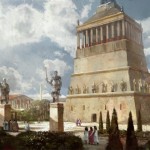 What the Mausoleum of Halicarnassus, an ancient wonder, used to look like.