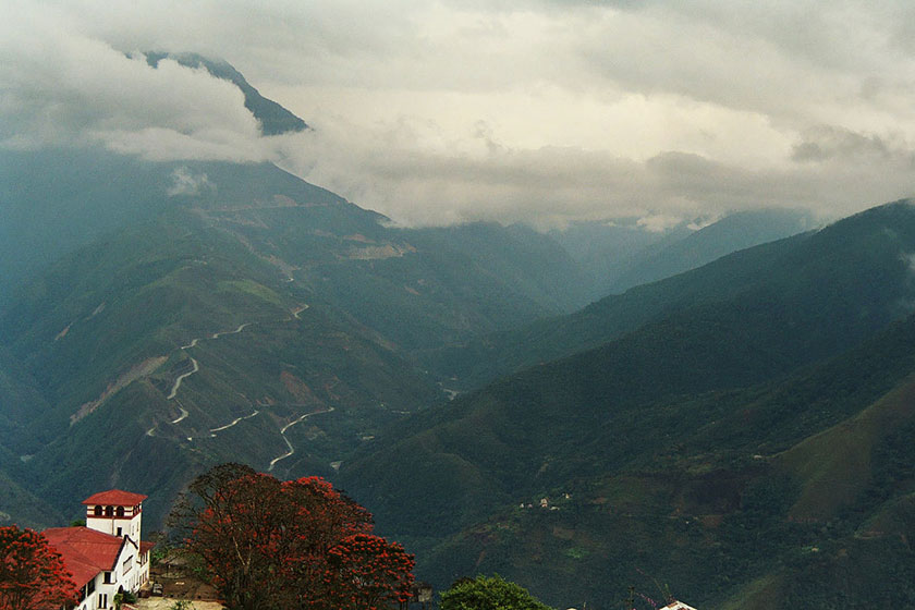 Yungas Highway from Coroico. Photo by Claire Pouteau