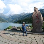 Heaven lake of Tian Shan