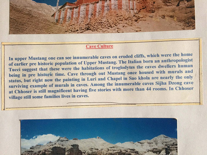 Cave culture of Mustang, TIbet