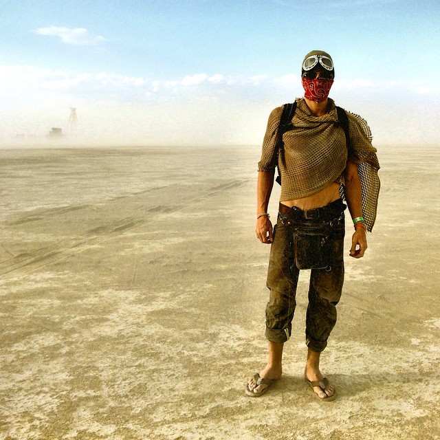 Justin Alexander at Burning Man