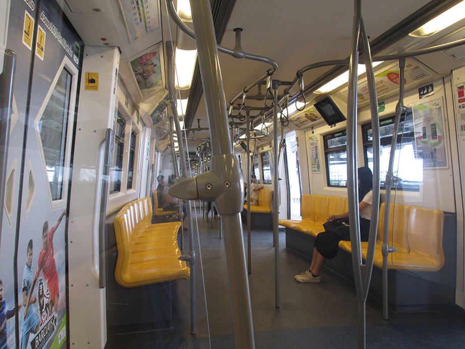 BTS skytrain in Bangkok.