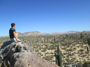 Danny Flood in Catavina desert