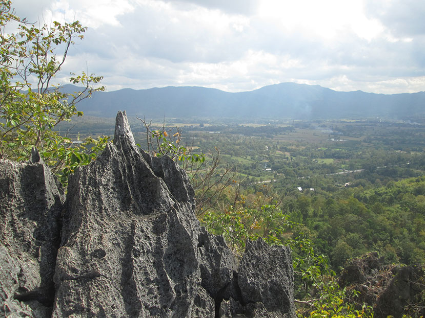 Crazy Horse Buttress near Chiang Mai, Thailand.