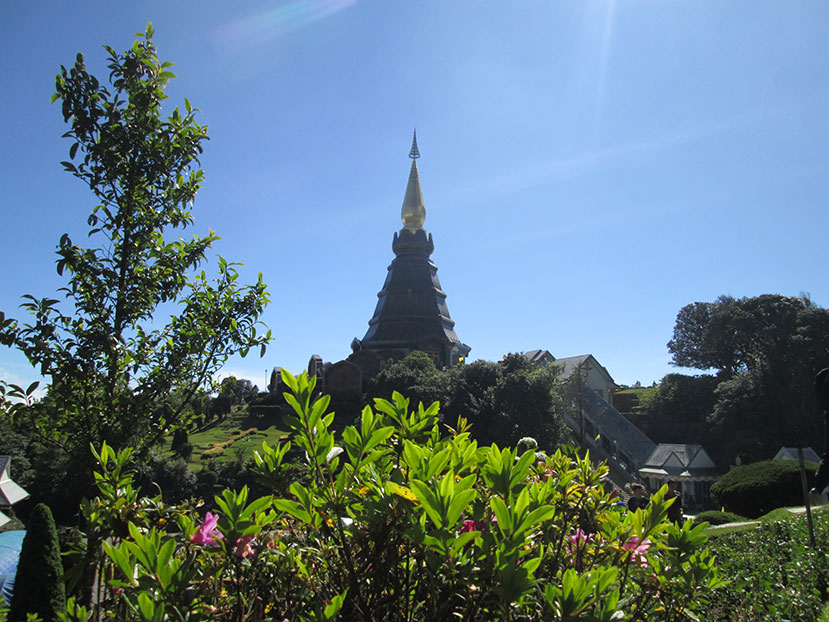 King's temple at Doi Inthanon, Chiang Mai, Thailand.