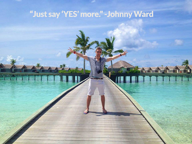 Johnny Ward has traveled to over 100 countries, and is inspiring new travelers every day.