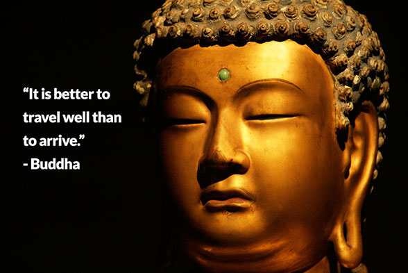 Buddha's travels paved the way to Enlightenment and inspired billions of people throughout the generations.