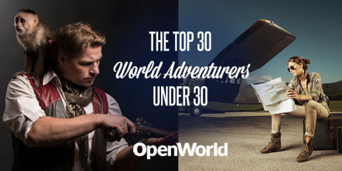 The top 30 adventurers in the world under 30, by OpenWorld Magazine.