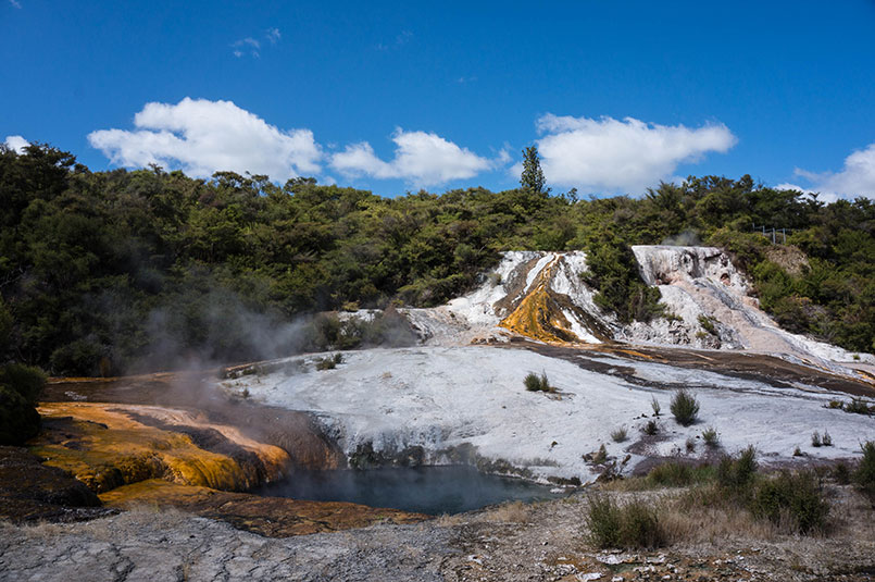 Orakei Korako thermal area, New Zealand.