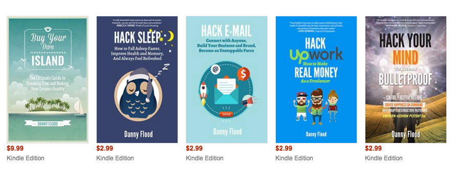 Best-selling books on Amazon by Danny Flood.